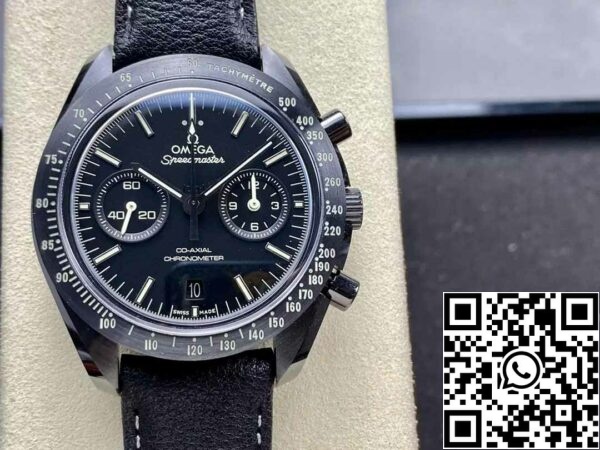 z5703714309287 f7afecf8743319122f89cf07ad8ddafc Omega Speedmaster 311.92.44.51.01.007 Moonwatch 1:1 Best Edition N1 Factory Black Leather Strap