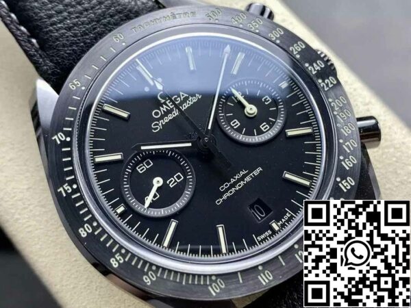 z5703714458335 e58107464117593d0a330d7f44a0cc65 Omega Speedmaster 311.92.44.51.01.007 Moonwatch 1:1 Best Edition N1 Factory Black Leather Strap