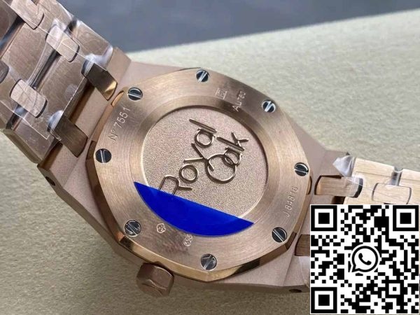 z5741861259393 eef8a1e8bc544fb36c1e8b38e02c90f3 Audemars Piguet 67651 Кварц 33 мм 1: 1 Най-доброто издание ZF Фабрика Кафяв циферблат Розово злато