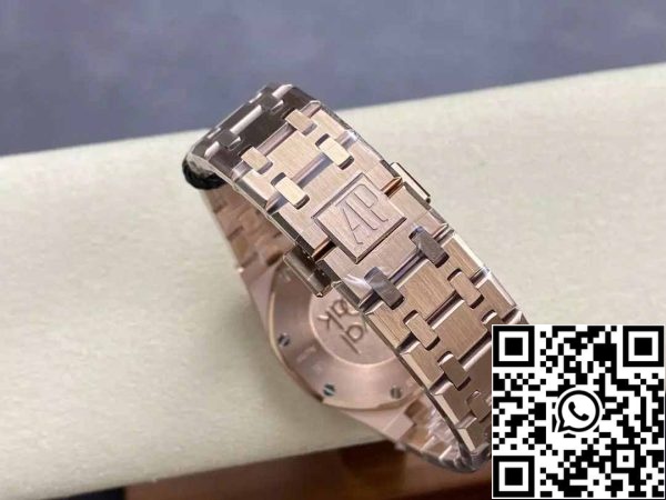 z5742672031365 01460b523c6fcddd5f337a2e0d724bb5 Audemars Piguet 67651 Quartzo 33mm 1:1 Best Edition ZF Factory Mostrador Branco Ouro Rosa Diamante