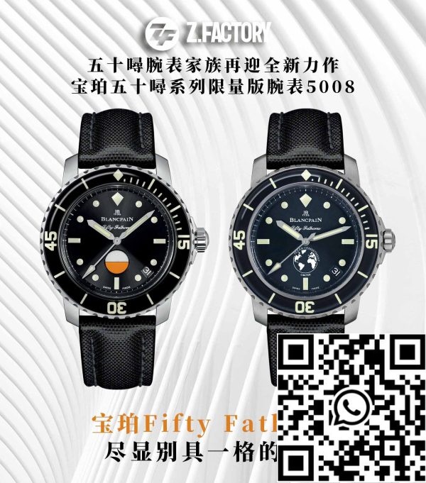 z5743729015593 952722b55095d67c63ef078583cc993f Blancpain Fifty Fathoms Ocean Commitment III 5008 11B40 NAOA 1:1 Best Edition ZF Gyári kiadás