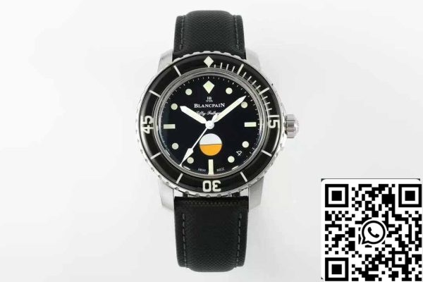 z5743730640179 b399e5faee946e7c503f2b20175b19d2 Blancpain Fifty Fathoms Ocean Commitment III 5008-11B30-NABA 1:1 Mejor Edición ZF Factory