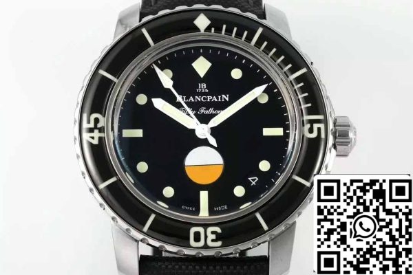 z5743730640180 e6b70f66b2aafc25636822287ae81a39 Blancpain Fifty Fathoms Ocean Commitment III 5008-11B30-NABA 1:1 Mejor Edición ZF Factory