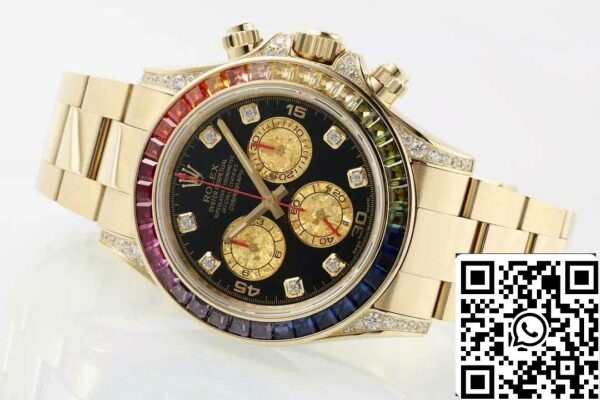 z5743914467577 e017030e353831b6b5ee813fb0b1f14a Rolex Daytona 116598RBOW 1:1 Best Edition ZF Factory 4130 Uhrwerk