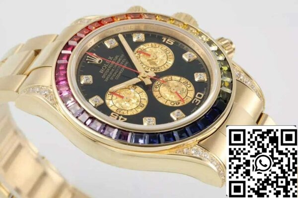 z5743914467600 07b47c32d67ee48be4c3c0074d173ba9 Rolex Daytona 116598RBOW 1:1 Best Edition ZF Factory 4130 Movement