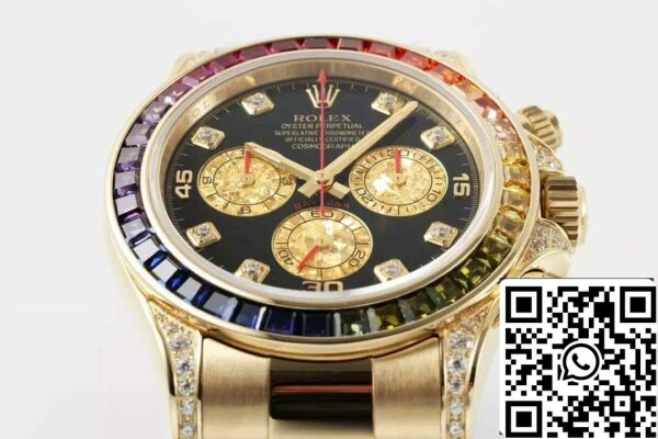 z5743914498977 eda755bb9acd5e5f7693828e79cc5fc4 Rolex Daytona 116598RBOW 1:1 Best Edition ZF Factory 4130 Uhrwerk