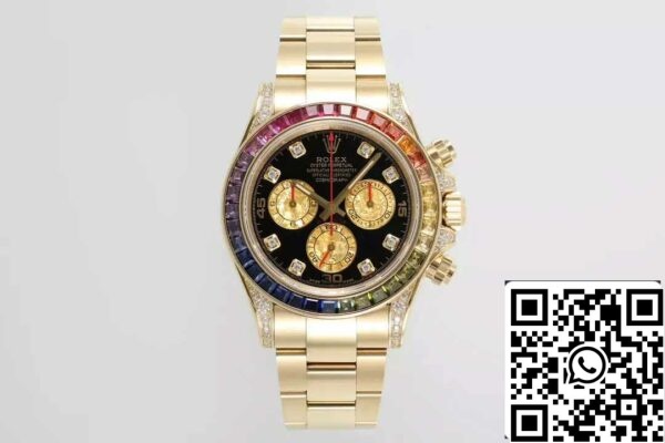 z5743914499005 a44aa6302107ed44743aa12f813808d5 Rolex Daytona 116598RBOW 1:1 Best Edition Movimento ZF Factory 4130