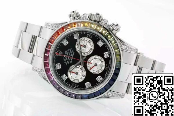 z5743916901271 341ba31e9d987ff3b4c6d9f98aaac7c9 Rolex Daytona 116599RBOW 1:1 Best Edition ZF Factory 4130 Uhrwerk