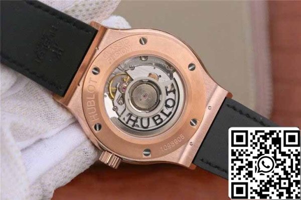 z5748988005488 492b2f9312e909ec8218c4369c2e4d47 Hublot Classic Fusion 542.OX.2611.LR 1:1 Best Edition JJ Factory Λευκό καντράν Ροζ Χρυσό