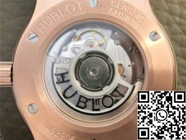 z5748988005489 76e7299c87689056b6f99912507f193e Hublot Classic Fusion 542.OX.2611.LR 1:1 Best Edition JJ Factory White Dial Rose Gold