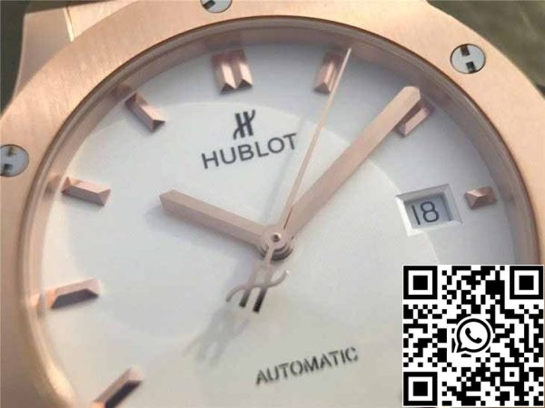 z5748988058383 7bf6259037998787fa11181ca351ad76 Hublot Classic Fusion 542.OX.2611.LR 1:1 Best Edition JJ Factory Cadran Blanc Or Rose