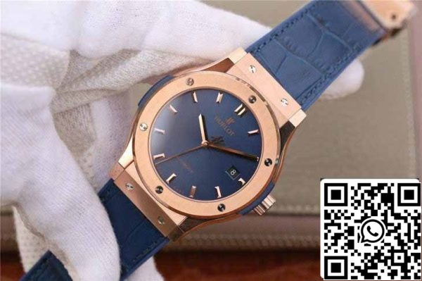 z5748996288176 88c1ad26703f0bac370b76097ac04be9 Hublot Classic Fusion 542.OX.7180.LR 1:1 Best Edition JJ Factory Cadran Bleu Or Rose