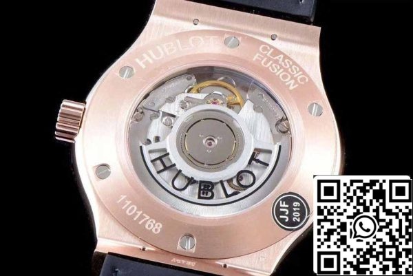 z5748997674892 60cf42a958f64733c1ae7d80fcb64dae Hublot Classic Fusion 542.OX.8980.LR 1:1 Best Edition JJ Factory Quadrante verde Oro rosa