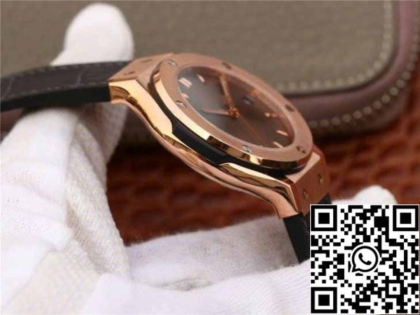 z5749000679615 7e0a97a9a172465db484fbbf08d3e4a5 Hublot Classic Fusion 542.OX.7081.LR 1:1 Best Edition JJ Factory Quadrante grigio Oro rosa