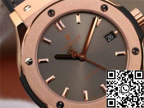 z5749000712757 3febf08a72a94f1e4af0ed5bc391e781 Hublot Classic Fusion 542.OX.7081.LR 1:1 Best Edition JJ Factory Grey Dial Rose Gold