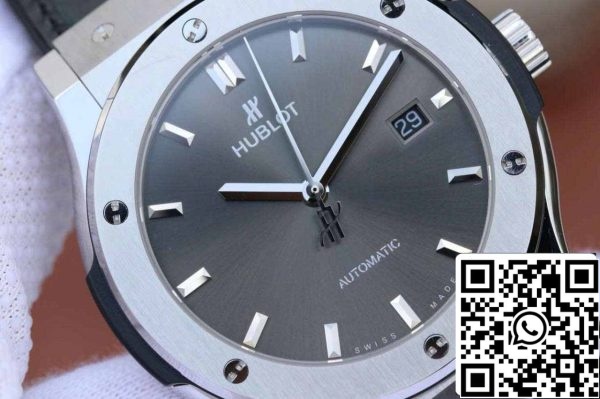 z5749124276810 4d8de337716066360cbf8df463896452 Hublot Classic Fusion 542.NX.7071.LR 1:1 Best Edition JJ Factory szürke számlapja