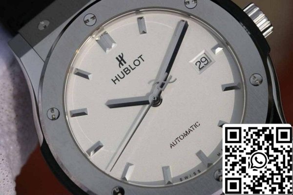 z5749125691866 b0c000e6d8eebc9ca0be7c5c9c363b8c Hublot Classic Fusion 542.NX.2611.LR 1:1 Best Edition JJ Factory Fehér számlapos modell