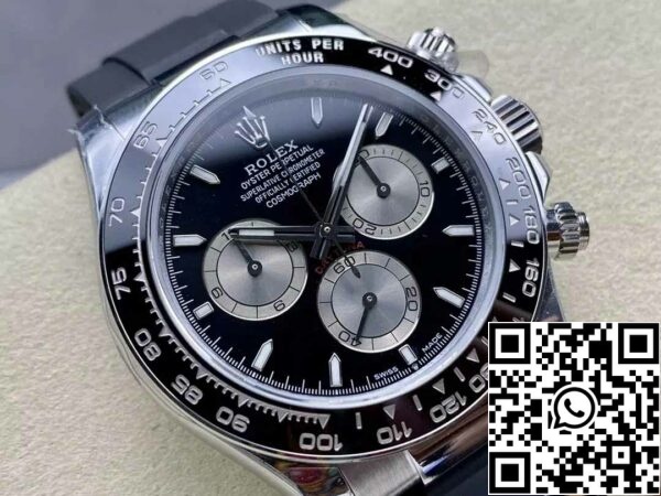 z5754899248237 c0a1f1e1925ee6283332d2b15baffc7c 485e76c0 371f 404b 92f8 c8774eafea99 Rolex Cosmograph Daytona m126519 1:1 Best Edition QF Factory 4131 Movement Svart urtavla