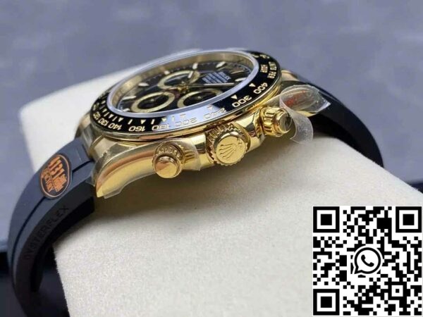 z5754901515912 de137b43f4762d95b14c44d51252a953 Rolex Cosmograph Daytona m126518 1:1 Best Edition QF Factory 4131 Movimento Quadrante nero e Oro