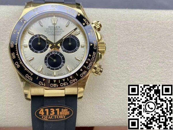 Rolex Cosmograph Daytona m126518 1: 1 Най-добро издание QF Фабрика 4131 Движение Жълт циферблат