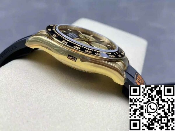 z5754909436571 c85ddb708852a044619c1a1e5aa45669 Rolex Cosmograph Daytona m126518 1:1 Най-добро издание QF Фабрика 4131 Движение черен циферблат и жълто злато