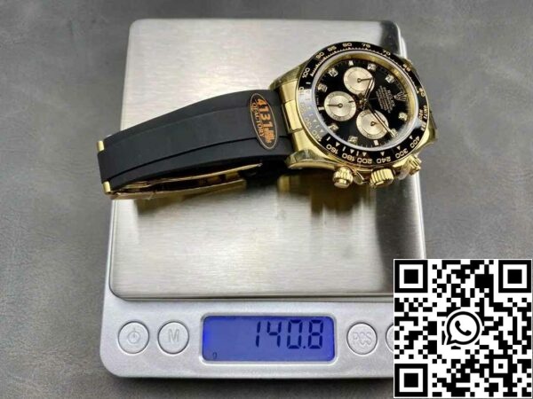 z5754911079565 3fc109465130d5c1ded472ca6ada3d09 Rolex Cosmograph Daytona m126515 1:1 Best Edition QF Factory 4131 Movement Black Dial and Rose Gold