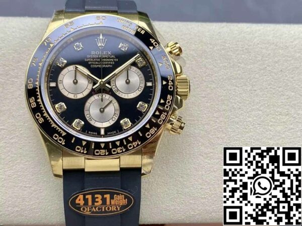 z5754911161911 6e3052e738b0d4006b24483d2cc28d41 Rolex Cosmograph Daytona m126515 1:1 Best Edition QF Factory 4131 Uhrwerk Schwarzes Zifferblatt und Rose Gold