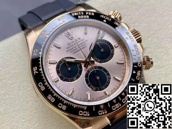 z5754914885426 44b3a2f036eacff811600ce3e9f4022d Rolex Cosmograph Daytona m126515 1:1 Best Edition QF Factory 4131 Movimento Quadrante Rosa