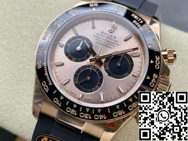 z5754914885430 10e7319e023140630f9ccd6518cf92e8 Rolex Cosmograph Daytona m126515 1:1 Най-добро издание QF Фабрика 4131 Движение Розов циферблат