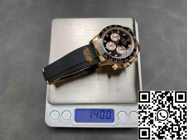 z5754916410205 006860e419d9975452012982b38ee568 Rolex Cosmograph Daytona m126515LN 1:1 Best Edition QF Factory 4131 Movement Black Dial Rose gold