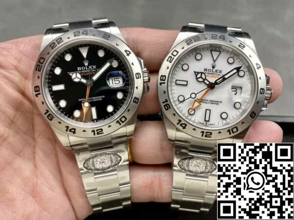 z5755552546416 bf1ac84b11e9ff8dbc445d1ee4039817 Rolex Explorer II M226570-0002 Heren Horloges 1:1 Schoon Fabrieks 3285 uurwerk Zwarte Wijzerplaat