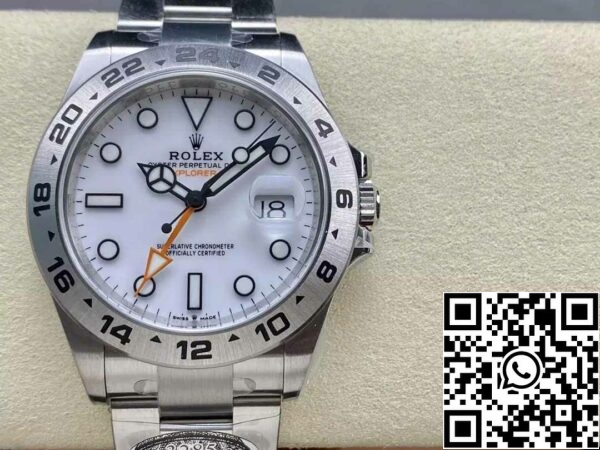 z5755553521131 646eb1c92f9ab4001de4acae48e586b5 Rolex Explorer II M226570-0001 Мужчины Часы 1:1 Чистая фабрика 3285 движение белый циферблат