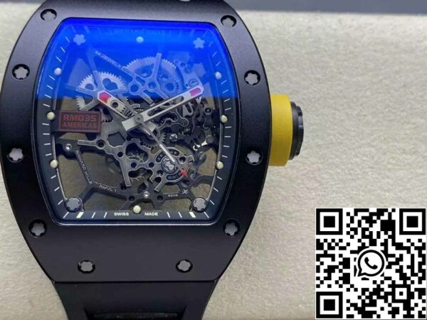 Richard Mille RM035 Rafa Americas Edition 1:1 Best Edition Sonic Factory V3 Black Ceramic 729492823616dc8605809b98851ecbf1