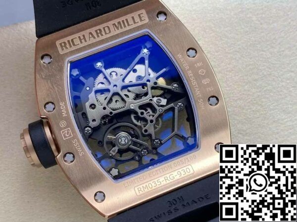 z5755556237251 2d5eb1f6a0a738af349e582dcd73a00a Richard Mille RM035 Toro Americas Edition 1:1 Best Edition Sonic Factory V3 Rose Gold