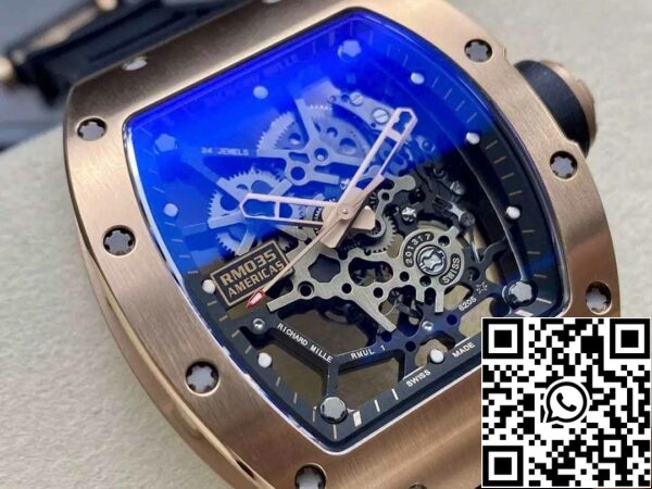 z5755556276617 7c253ec6400ff17f8af80680907df1a0 Richard Mille RM035 Toro Americas Edition 1:1 Best Edition Sonic Factory V3 Rose Gold