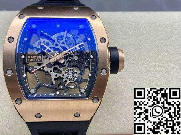 z5755556276618 ca78e77be41367b02b307df91ab3c63a Richard Mille RM035 Toro Americas Edition 1:1 Best Edition Sonic Factory V3 Rose Gold