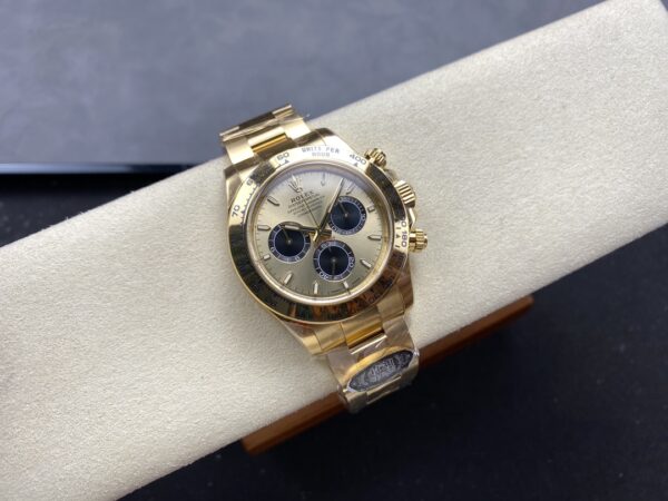 i1726346448 2037 4 Rolex Cosmograph Daytona m126508-0006 Najlepszy klon Czysta fabryka 4131 Mechanizm Żółte złoto