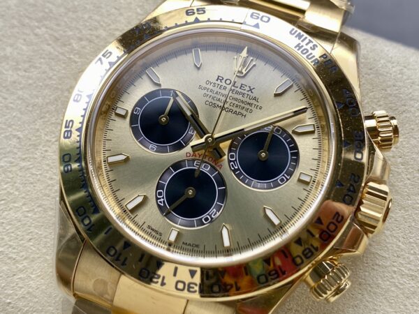 i1726346448 3778 8 Rolex Cosmograph Daytona m126508-0006 Najlepszy klon Czysta fabryka 4131 Mechanizm Żółte złoto