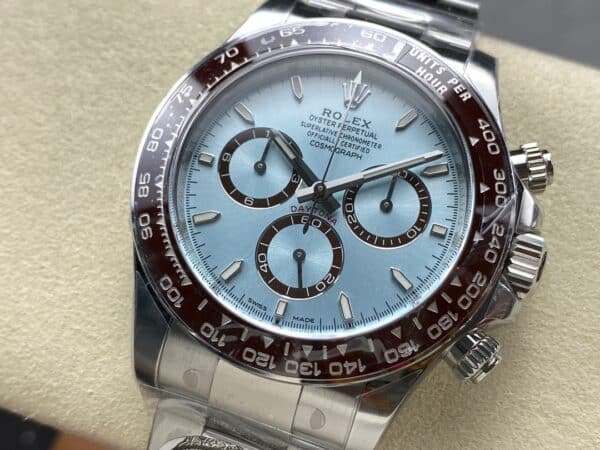 i1726346728 1648 3 Rolex Cosmograph Daytona m126506-0001 Najboljši klon Čista tovarna 4131 Gibanje Ice Blue