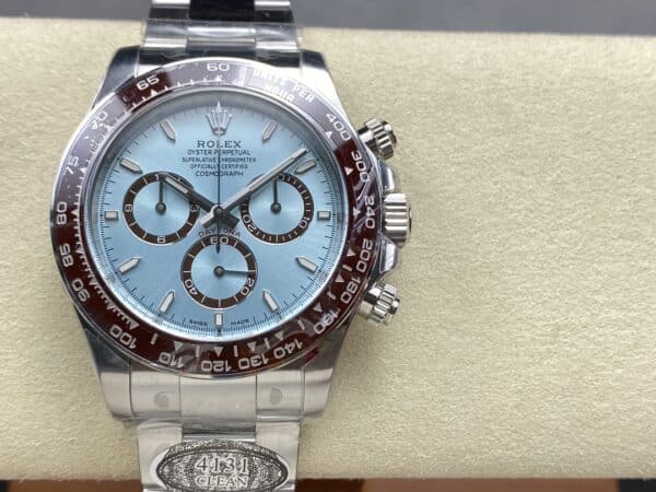 i1726346728 9586 6 Rolex Cosmograph Daytona m126506-0001 Beste kloon Schoon Fabriek 4131 Beweging Ijsblauw