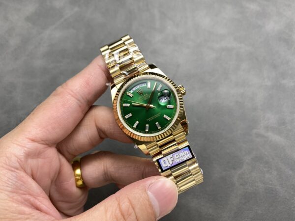 i1724951460 214 7 Rolex Day Date M128238-0130 128238-0130 128238-0130 QF Factory 1:1 Super Clone vihreä Dial