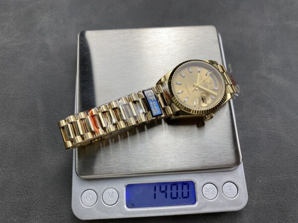 i1724951526 9500 0 Rolex Day Date M128238 Yellow Gold Diamond Dial QF Factory 1:1 Super Clone 36mm