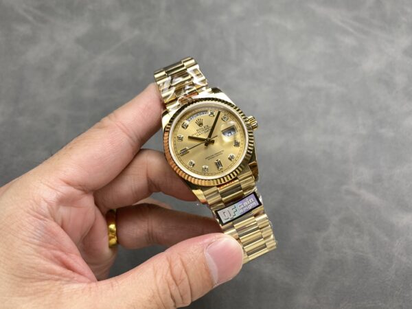 i1724951565 1517 3 Rolex Day Date M128238-0008 - 128238-0008 Diamond Dial QF Factory 1:1 Super Clone 36mm