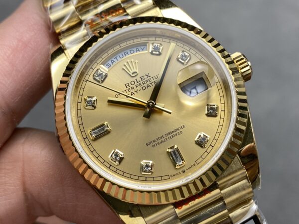 i1724951565 238 0 Rolex Day Date M128238-0008 - 128238-0008 Diamond Dial QF Factory 1:1 Super klooni 36mm