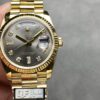 i1724951662 2864 8 Rolex Day Date M128235 lilla perlemor QF Factory 1:1 Super Clone Yellow Gold 36