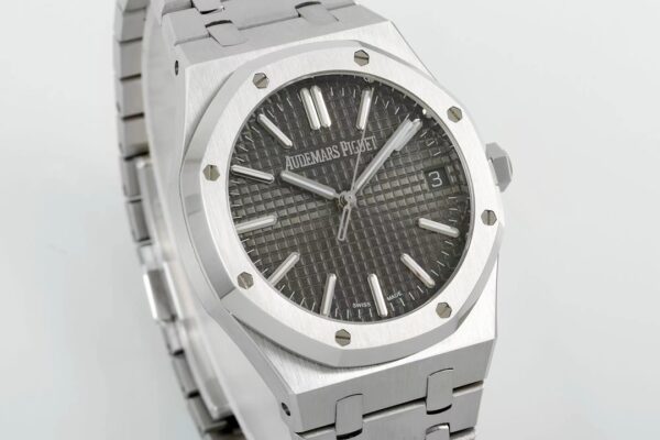 i1725779048 4866 4 1 Audemars Piguet Royal Oak - 15510ST.OO.1320ST.05 z fabryki IPF 1:1 Super Clone Grey Dial