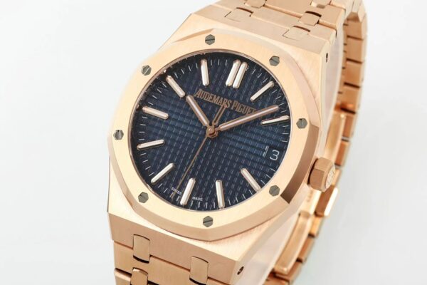 i1725779066 3084 0 1 Audemars Piguet Royal Oak 15510ST från IPF Factory 1:1 Super Clone Blå urtavla Roséguld