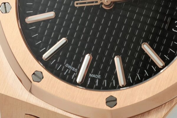 i1725779078 4923 3 1 Audemars Piguet Royal Oak 15510ST von IPF Factory 1:1 Super Clone Schwarzes Zifferblatt Rose Gold