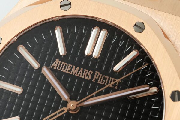 i1725779078 5033 4 1 Audemars Piguet Royal Oak 15510ST von IPF Factory 1:1 Super Clone Schwarzes Zifferblatt Rose Gold