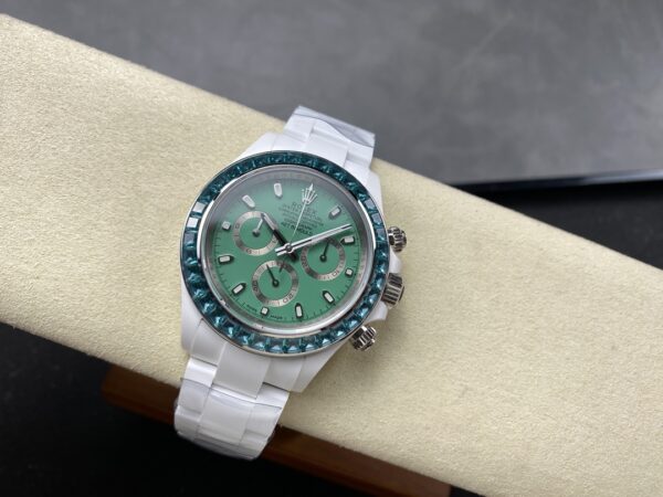 i1728854792 5638 8 AET REMOULD Ceramic Rolex Daytona "Biscay Green" Bezel Stone 1:1 Super Clone Edition